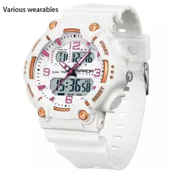 Новые электронные часы для пары, многофункциональные электронные часы для учеников младших классов средней школы для спорта на открытом воздухе