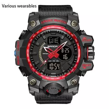 Новые электронные часы для подростков и студентов, модные трендовые крутые мужские часы