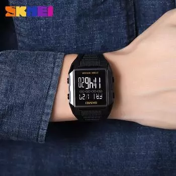 Новые электронные часы Moment Beauty с квадратным многофункциональным недельным календарем, водонепроницаемые мужские часы для спорта на открытом воздухе армия зеленый