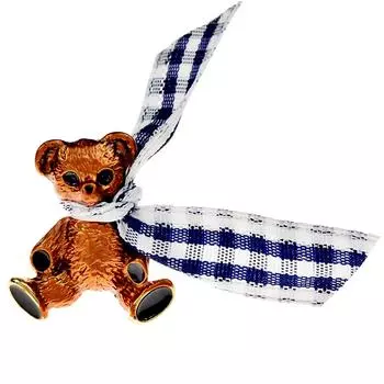 Новые эмалированные броши с медведем для женщин, 2 цвета в наличии, пальто с животными, детские аксессуары, винтажные украшения, высокое качество