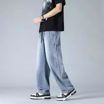 Новые американские джинсы-шаровары на весну и осень M