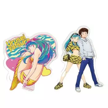 Новые аниме-фигурки Urusei Yatsura, акриловая подставка, модельная пластина Lum Lamu Moroboshi Ataru, держатель для стенда, вентиляторы для дисплея 1
