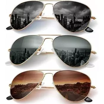 Новые авиационные солнцезащитные очки с двойным мостом, женские солнцезащитные очки в оправе из сплава, мужские солнцезащитные очки UV400 Pilot, круглые зеркальные с градиентом, женские очки