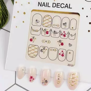 Новые аксессуары для нейл-арта 3D наклейки для ногтей имитация бриллиантов своими руками персонализированные наклейки для ногтей ins наклейки для ногтей