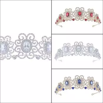 Новые аксессуары для волос, элитные свадебные головные уборы, свадебные аксессуары в виде короны из циркона в стиле барокко.