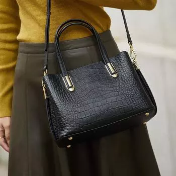 Новые эксклюзивные женские сумки ручной работы из натуральной коровьей кожи большого размера класса люкс