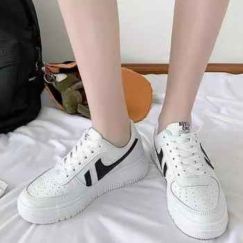 Новые балетки, низкий верх, повседневная обувь для ходьбы, уличные кроссовки на шнуровке, плоская подошва, женские кроссовки, модные туфли на платформе большого размера для женщин, теннисные туфли 36