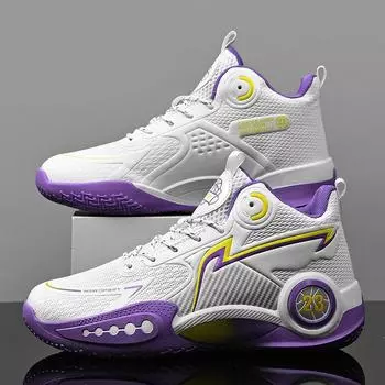 Новые баскетбольные кроссовки для мужчин, тренировочные мужские кроссовки высокого качества, роскошные Нескользящие кроссовки 36