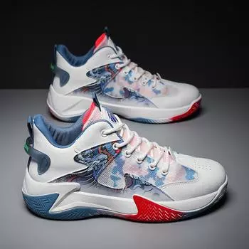 Новые баскетбольные кроссовки, дышащие кроссовки с сеткой, мужская модная повседневная спортивная обувь, модная универсальная мужская обувь 39