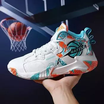 Новые баскетбольные кроссовки, дышащие удобные спортивные тренировочные спортивные баскетбольные кроссовки мужские Zapatos De Mujer Tendencia 35