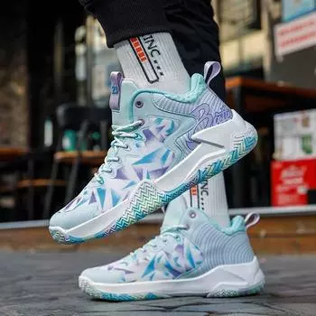 Новые Баскетбольные Кроссовки Мужские Брендовые Дизайнерские Спортивные Кроссовки Мужские Противоскользящие Уличные Кроссовки Унисекс Баскетбольные Кроссовки На Лодыжках 36