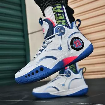 Новые баскетбольные кроссовки мужские профессиональные тренировочные спортивные кроссовки со звуком трения будут звонить студентам колледжа противоскользящее сопротивление 40