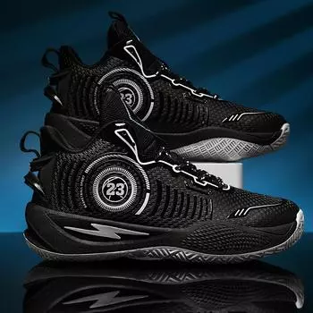 Новые баскетбольные кроссовки мужские высокие подростковые для школьников средней школы цементные спортивные кроссовки настоящие кроссовки 35