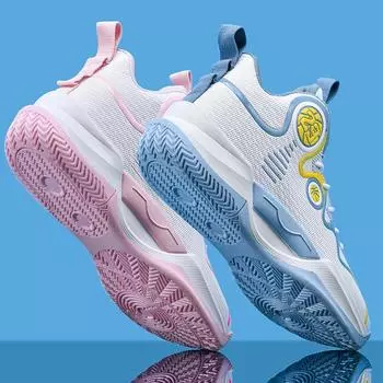 Новые баскетбольные кроссовки с высоким верхом, военные ботинки, для учеников начальной и средней школы, настоящие боевые кроссовки для цементного пола, один ботинок 35