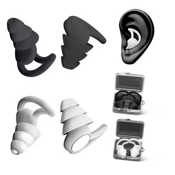 Новые беруши для хорошего сна, шума, слуха, храпа, работы, ушей, изготовлены из 1 пары размера L x 1 комплект [выпуск 2024 года] для сна, изоляции,