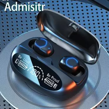 Новые беспроводные Bluetooth-наушники TWS In-Ear с длительным сроком службы и высоким качеством звука чёрный