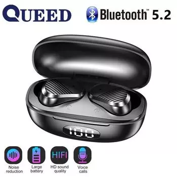 Новые беспроводные Bluetooth-наушники-вкладыши с номером, показывающим шумоподавление при вызове, стерео Bluetooth-гарнитура