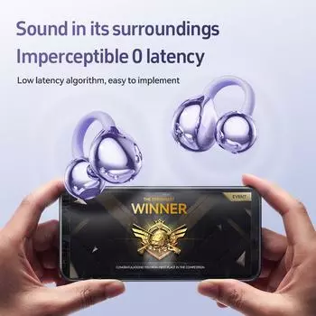 Новые беспроводные наушники Bluetooth с шумоподавлением, заушные наушники с большим радиусом действия чёрный