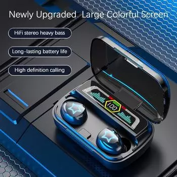Новые беспроводные наушники Bluetooth TWS, водонепроницаемые стереофонические музыкальные наушники с шумоподавлением, спортивные игровые наушники с HD-вызовом