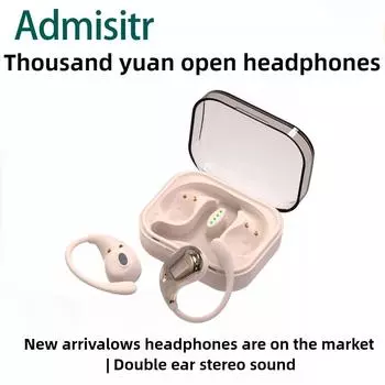 Новые беспроводные наушники OWS с ультрадолгим сроком службы, шумоподавляющие спортивные наушники Bluetooth-наушники чёрный