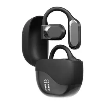 Новые беспроводные наушники-вкладыши Q80 TW-S Air-Pro Bluetooth 5.3 Bo-ne Conduction Earphones Auriculares Headset TW-S Sport Earbuds One Size чёрный