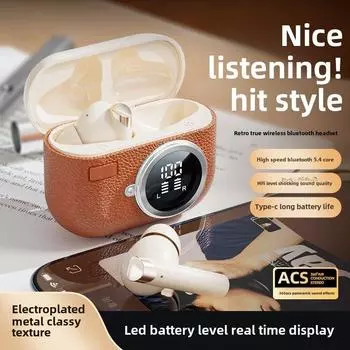 Новые беспроводные внутриканальные наушники с долгим сроком службы и шумоподавлением Bluetooth-динамики белый