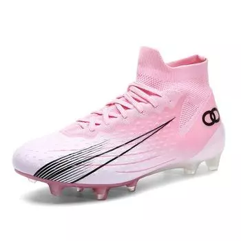 Новые бесшовные футбольные бутсы большого размера с плетеными мушками, с длинными и сломанными гвоздями, кроссовки Xiyin Amazon размера 35-46 35