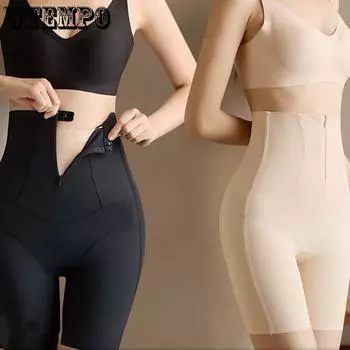 Новые бесшовные компрессионные брюки с высокой талией, облегающей посадкой, подъемом бедер, защитой промежности, улучшенная версия, два в одном, защитные брюки с плоским углом L recommended weight 80-52.5 kg чёрный