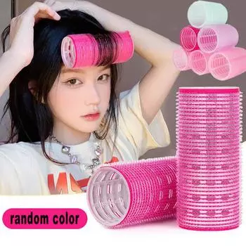 Новые бигуди для волос Пластиковые самоклеящиеся бигуди для волос Ленивые воздушные челки Плойка для завивки Восьмизначная челка Плойка для завивки Инструменты для парикмахеров
