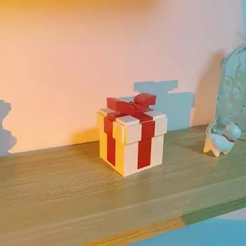 новые блоки для колец, модельные игрушки, красные, белые, самодельные блоки для ювелирных изделий, креативные подарки на свадьбу для мальчиков и девочек, забавная игрушка