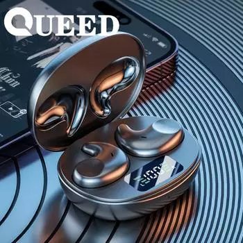 Новые Bluetooth-наушники для сна для бокового сна TWS, беспроводные мини-спортивные наушники для бега чёрный