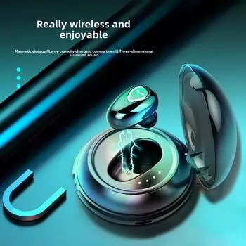 Новые Bluetooth-наушники Мини Беспроводные Ультра Долговечные Шумоподавляющие Наушники чёрный