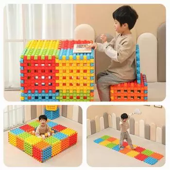 Новые большие квадратные строительные блоки, угловые строительные блоки, детские игрушки для детского сада, большие строительные блоки, пластиковые образовательные игрушки, набор 30*30cm