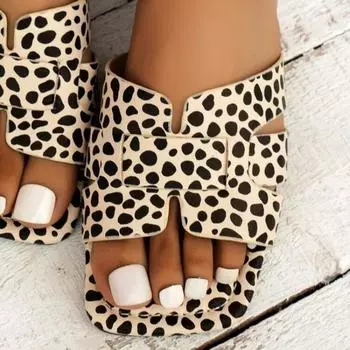 Новые большие женские тапочки через плечо, повседневные уличные тапочки с плоской подошвой, легкие тапочки с плоской подошвой для детей 35–43 лет 35