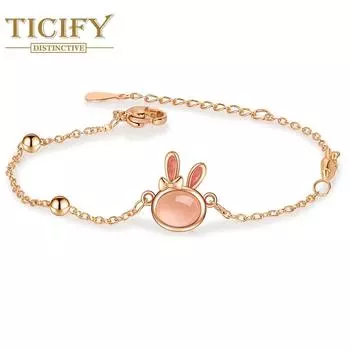 Новые браслеты-зайчики, легкие роскошные модные подарки белый