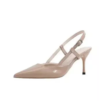 Новые брендовые женские босоножки на каблуке больших размеров 34-42 в стиле ретро на высоком каблуке женские туфли-лодочки на высоком каблуке с пряжкой из кожи INS 35