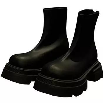 Новые брендовые женские мотоциклетные ботинки «Челси» на платформе с ботильонами, зимняя обувь, модная повседневная обувь в готическом стиле, гладиаторские туфли на плоской подошве, зимние ботинки 35