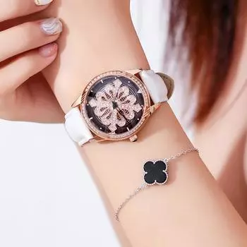 Новые бриллиантовые часы женские модные тенденции водонепроницаемые женские часы кварцевые часы