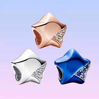 Новые бусины из стерлингового серебра S925 Lucky Star, подходят для оригинального браслета, ожерелья, ювелирные изделия своими руками для женщин, подарки на день рождения