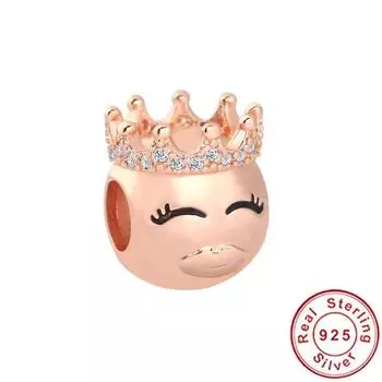 Новые бусины-разделители «Ловец снов» из розового золота, оригинальные модные подвески, браслет из серебра 925 пробы, ювелирные изделия для женщин и мужчин, изготовление F274