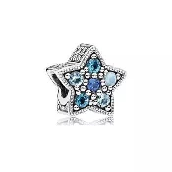 Новые бусины серии Blue Dream подходят для оригинального модного браслета из серебра 925 пробы, сделай сам, женские украшения