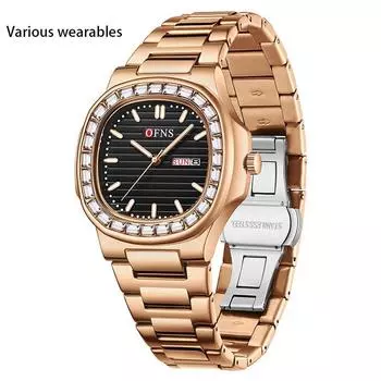 Новые часы мужские кварцевые календарные деловые трендовые часы