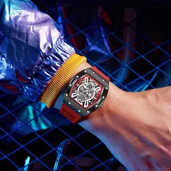 Новые часы спортивные модные часы с полым дном кварцевые часы водонепроницаемые часы мужские часы