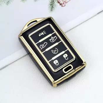 Новые чехлы для ключей из ТПУ с дистанционным управлением, держатель для Jeep Grand Cherokee Wagoneer Obsidian II 2021 2022 2023, защитные аксессуары Key Case белый