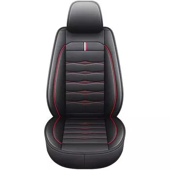 Новые чехлы на автомобильные сиденья из ПУ кожи для легковых автомобилей, внедорожников, грузовиков, седанов, универсальные противоскользящие чехлы на сиденья(Только 1 шт. чехол) 1PC чёрный