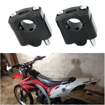 Новые черные ручки, толстые крепления для руля, проставки для руля 7/8 для мотоцикла для мотокросса