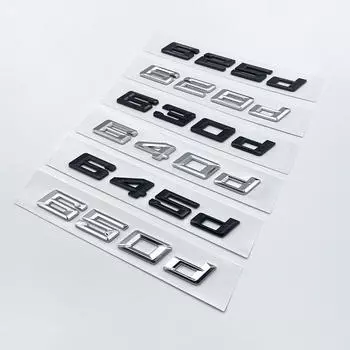 Новые цифры буквы 620d 625d 628d 630d 635d 640d 645d 650d ABS эмблема для BMW 6 серии багажник автомобиля E63 E64 F06 F12 логотип наклейка glossy black XDrive