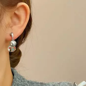 Новые цветные серьги-шарики, модный дизайн, подходящие по цвету детские серьги, женские праздничные украшения для вечеринок, подарки как