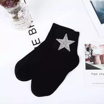 Новые декоративные носки со стразами, Модные сверкающие носки с бриллиантами, Милые носки с мультяшным животным, Удобные носки с низким вырезом 36-42