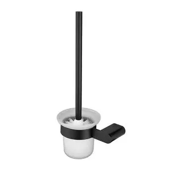 Новые держатели для туалетной щетки из нержавеющей стали, матовая черная щетка для унитаза, керамическая щетка для ванной комнаты, аксессуары для туалета